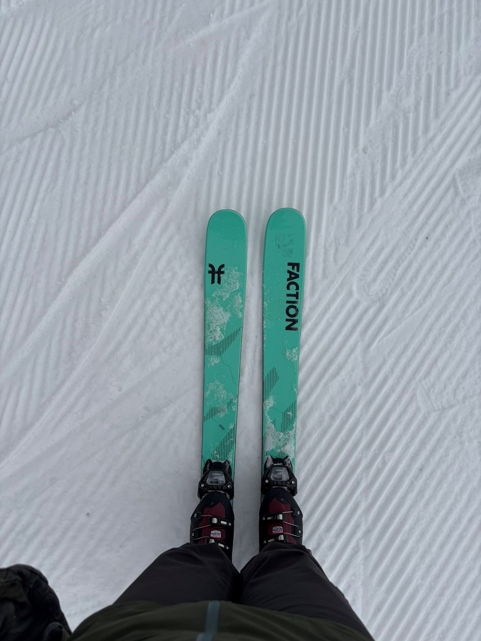 Andermatt SkiArena groomed pistes corduroy snow