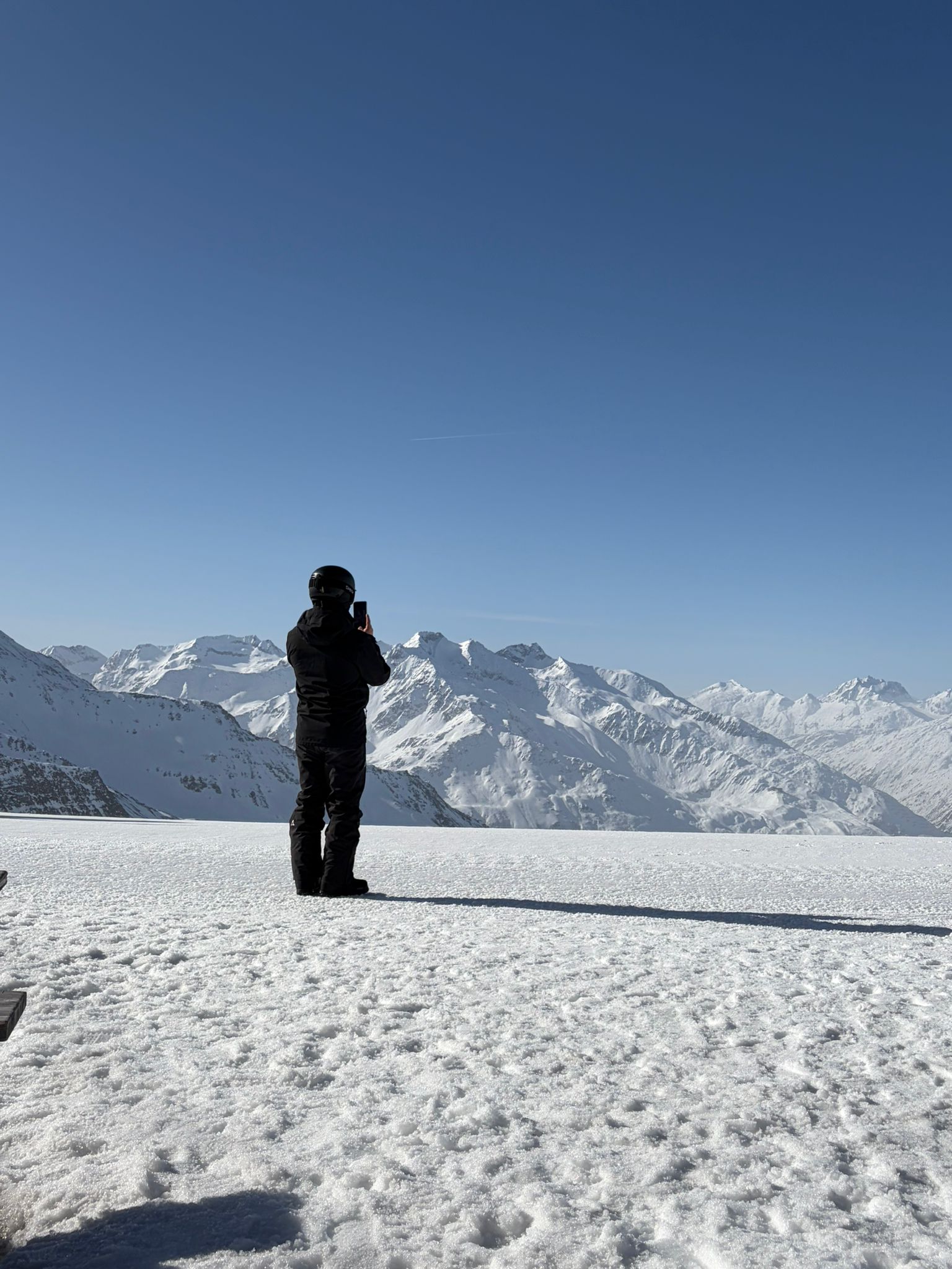 Andermatt ski resort view from Gütsch Express gondola