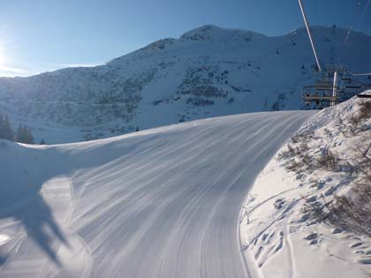 Samoens Perfect January ski day