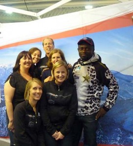 The Snow Leopard & Team Whistler The Snow Leopard & Whistler Blackcomb at the Metro Ski Show 2009