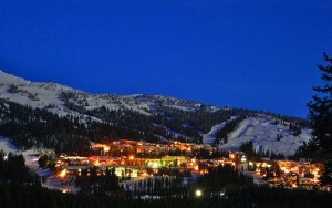 Big White Night Village from Clear Cut Image: Paul Cotton