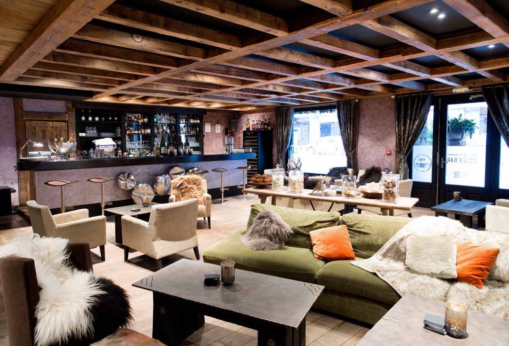The superb Hotel Les Suites du Nevada in Tignes