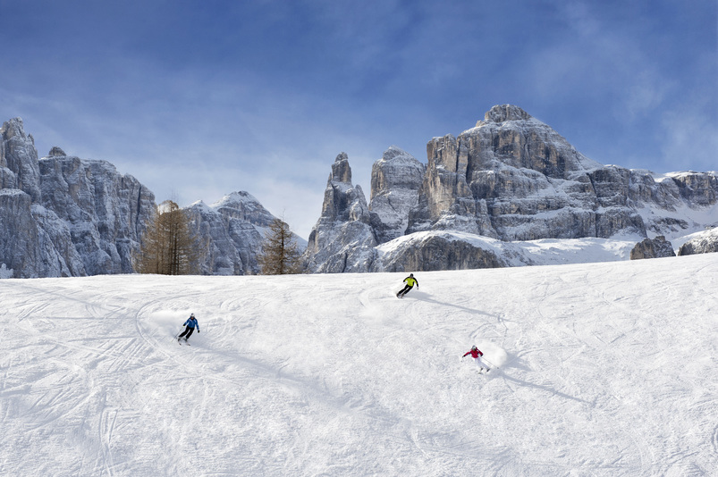 Skiing the Sud Tyrol