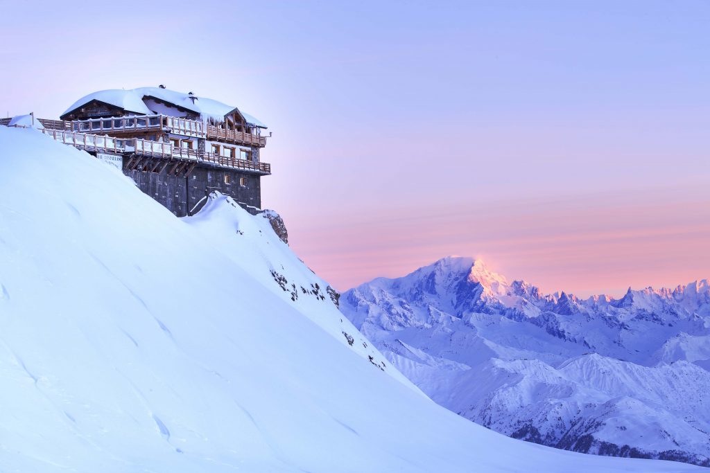 Courchevel at Sunset
